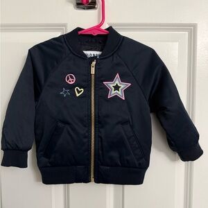 Old Navy Kids Navy Jacket with Star Patches